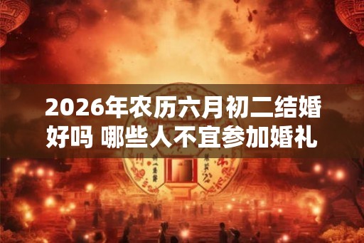 2026年农历六月初二结婚好吗 哪些人不宜参加婚礼