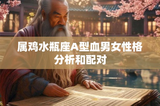 属鸡水瓶座A型血男女性格分析和配对