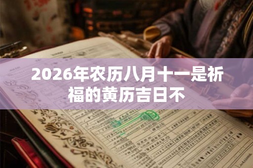 2026年农历八月十一是祈福的黄历吉日不