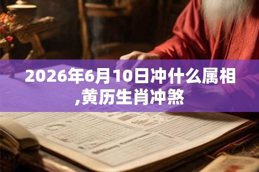 2026年6月10日冲什么属相,黄历生肖冲煞