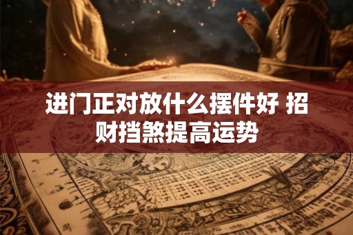进门正对放什么摆件好 招财挡煞提高运势