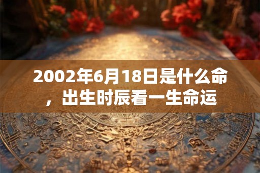 2002年6月18日是什么命,出生时辰看一生命运 2002年6月18日是什么命,出生时辰看一生命运