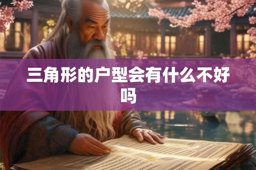 三角形的户型会有什么不好吗