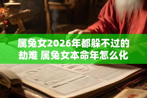 属兔女2026年都躲不过的劫难 属兔女本命年怎么化劫