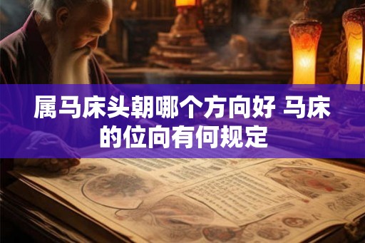 属马床头朝哪个方向好 马床的位向有何规定