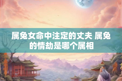 属兔女命中注定的丈夫 属兔的情劫是哪个属相