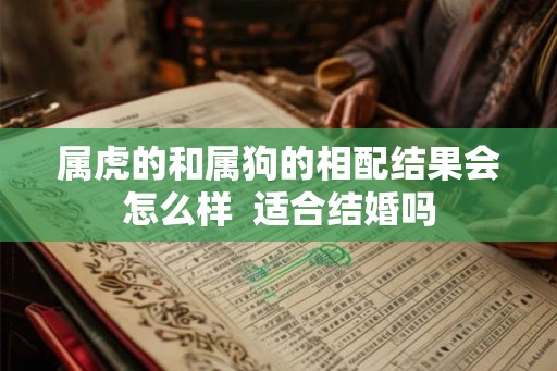 属虎的和属狗的相配结果会怎么样  适合结婚吗