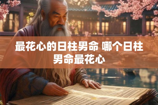 最花心的日柱男命 哪个日柱男命最花心