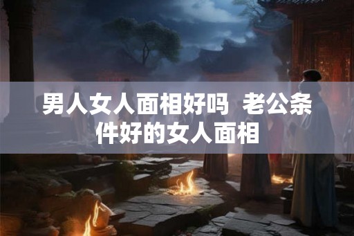 男人女人面相好吗  老公条件好的女人面相