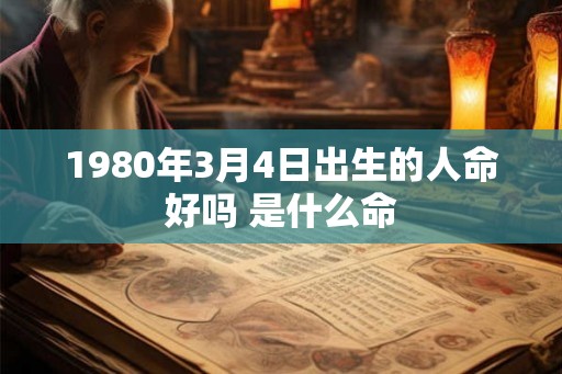 1980年3月4日出生的人命好吗 是什么命 1980年3月4日出生的人命好吗 是什么命