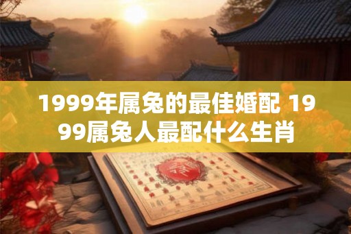 1999年属兔的最佳婚配 1999属兔人最配什么生肖