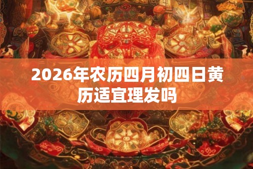2026年农历四月初四日黄历适宜理发吗