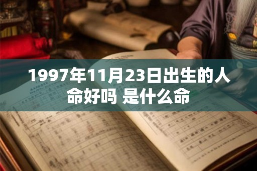 1997年11月23日出生的人命好吗 是什么命