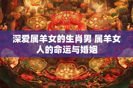 深爱属羊女的生肖男 属羊女人的命运与婚姻
