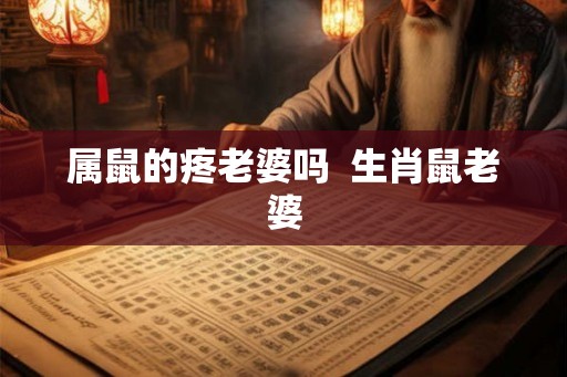 属鼠的疼老婆吗  生肖鼠老婆