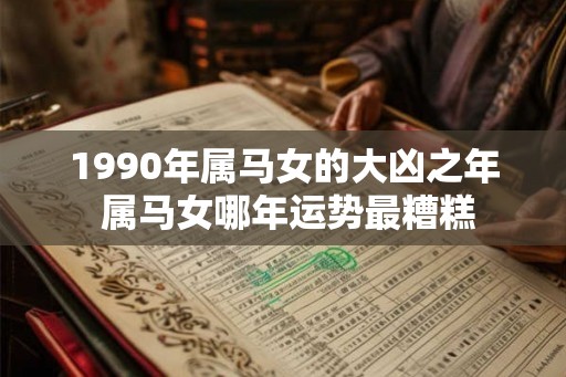 1990年属马女的大凶之年 属马女哪年运势最糟糕