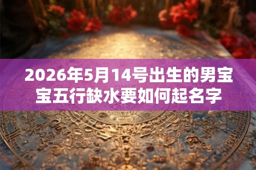 2026年5月14号出生的男宝宝五行缺水要如何起名字 2026年5月14号出生的男宝宝五行缺水要如何起名字