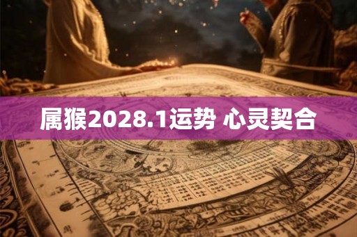 属猴2028.1运势 心灵契合
