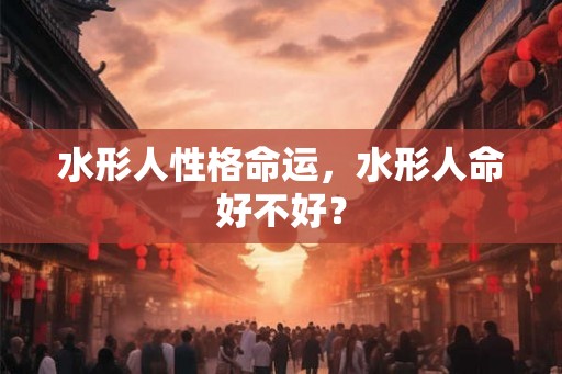 水形人性格命运，水形人命好不好？