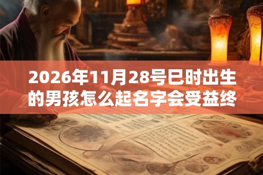 2026年11月28号巳时出生的男孩怎么起名字会受益终生 2026年11月28号巳时出生的男孩怎么起名字会受益终生