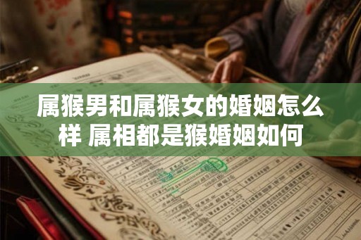 属猴男和属猴女的婚姻怎么样 属相都是猴婚姻如何