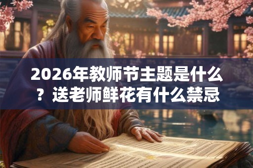 2026年教师节主题是什么？送老师鲜花有什么禁忌