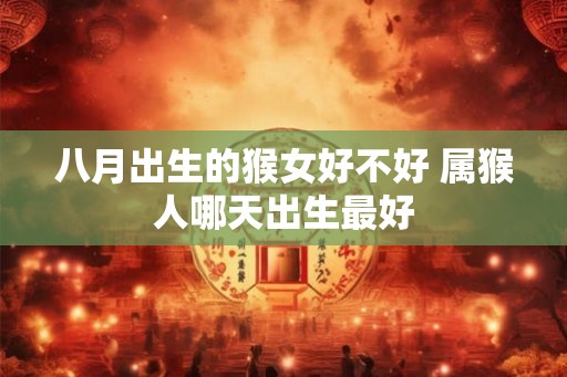 八月出生的猴女好不好 属猴人哪天出生最好
