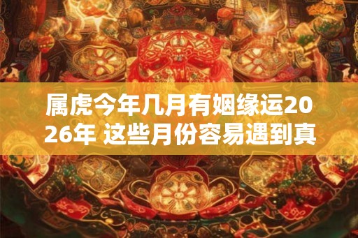 属虎今年几月有姻缘运2026年 这些月份容易遇到真命天子