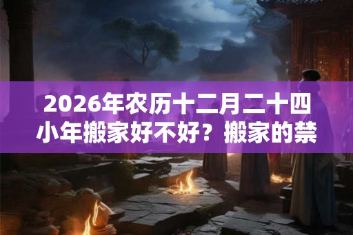 2026年农历十二月二十四小年搬家好不好？搬家的禁忌事项？