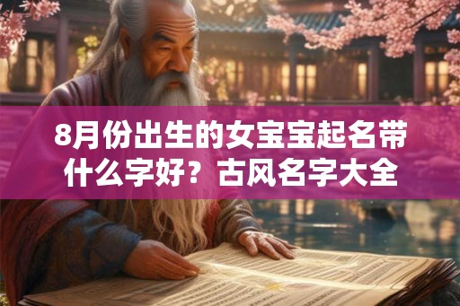 8月份出生的女宝宝起名带什么字好？古风名字大全
