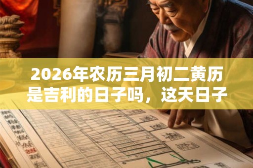 2026年农历三月初二黄历是吉利的日子吗,这天日子好不好? 2026年农历三月初二黄历是吉利的日子吗,这天日子好不好?
