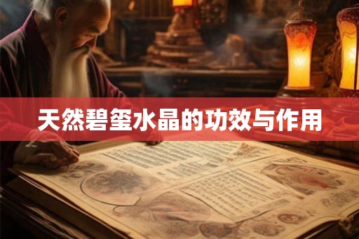 天然碧玺水晶的功效与作用