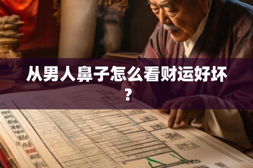 从男人鼻子怎么看财运好坏？