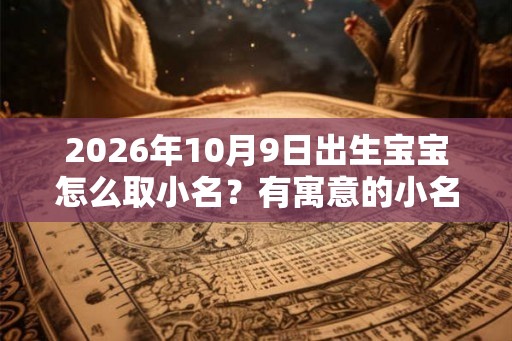 2026年10月9日出生宝宝怎么取小名？有寓意的小名怎么取？