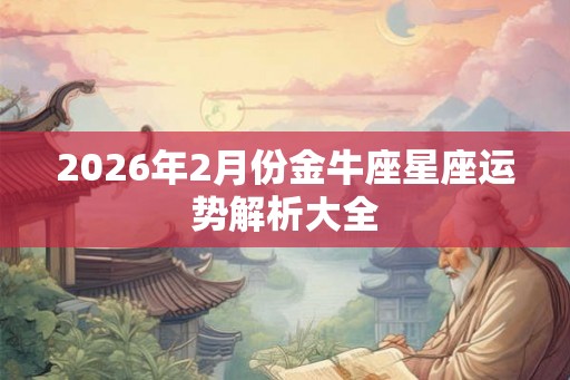 2026年2月份金牛座星座运势解析大全