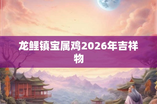 龙鲤镇宝属鸡2026年吉祥物