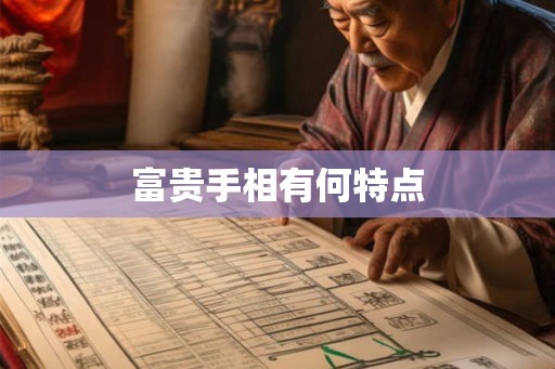 富贵手相有何特点