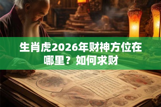 生肖虎2026年财神方位在哪里？如何求财