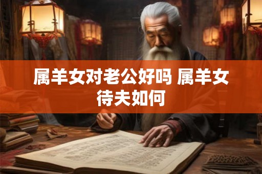 属羊女对老公好吗 属羊女待夫如何