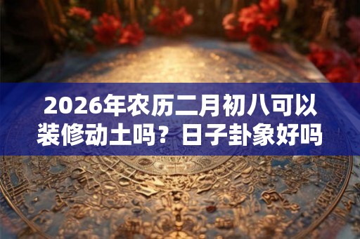 2026年农历二月初八可以装修动土吗？日子卦象好吗？