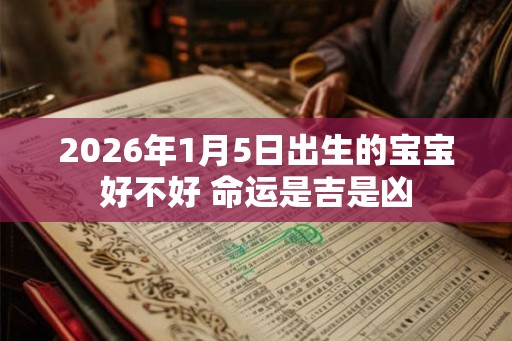 2026年1月5日出生的宝宝好不好 命运是吉是凶