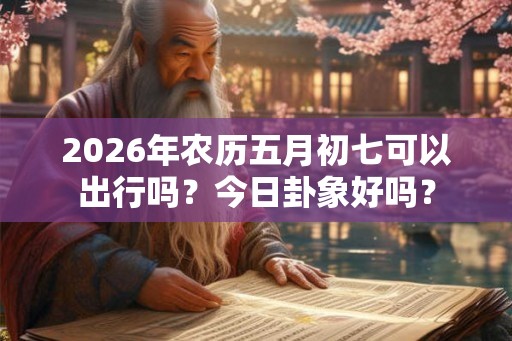 2026年农历五月初七可以出行吗？今日卦象好吗？