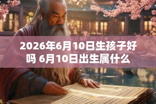 2026年6月10日生孩子好吗 6月10日出生属什么