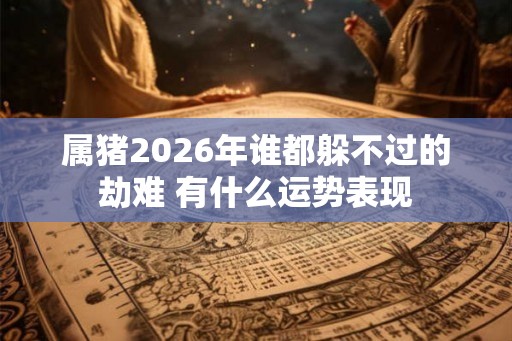 属猪2026年谁都躲不过的劫难 有什么运势表现