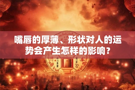 嘴唇的厚薄、形状对人的运势会产生怎样的影响? 嘴唇的厚薄、形状对人的运势会产生怎样的影响?