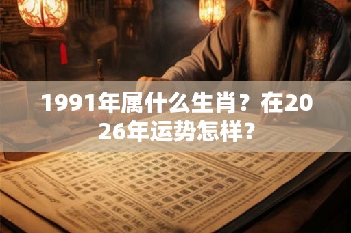 1991年属什么生肖？在2026年运势怎样？