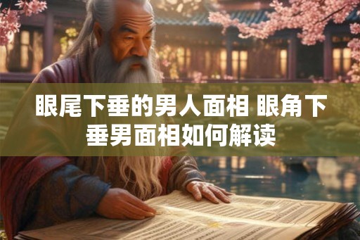 眼尾下垂的男人面相 眼角下垂男面相如何解读