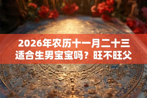 2026年农历十一月二十三适合生男宝宝吗？旺不旺父母？