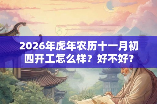 2026年虎年农历十一月初四开工怎么样？好不好？