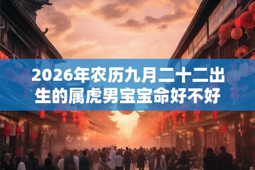 2026年农历九月二十二出生的属虎男宝宝命好不好 2026年农历九月二十二出生的属虎男宝宝命好不好